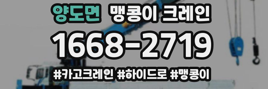 양도면 맹콩이 크레인