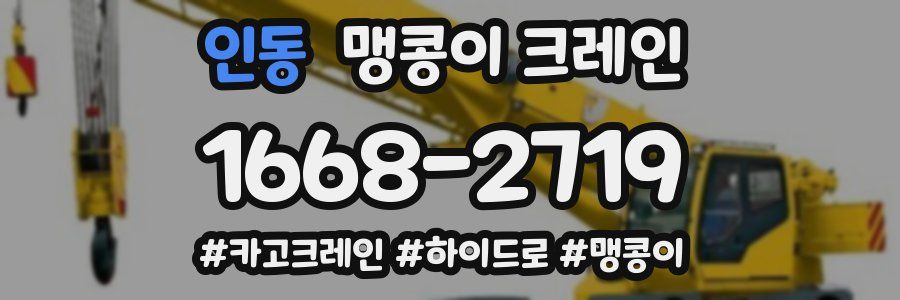 인동 맹콩이 크레인