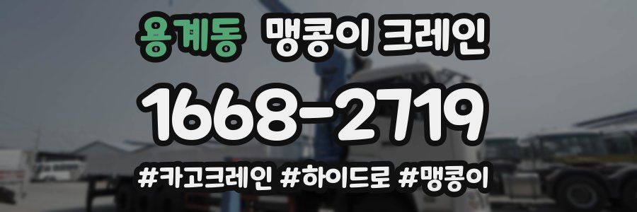 용계동 맹콩이 크레인