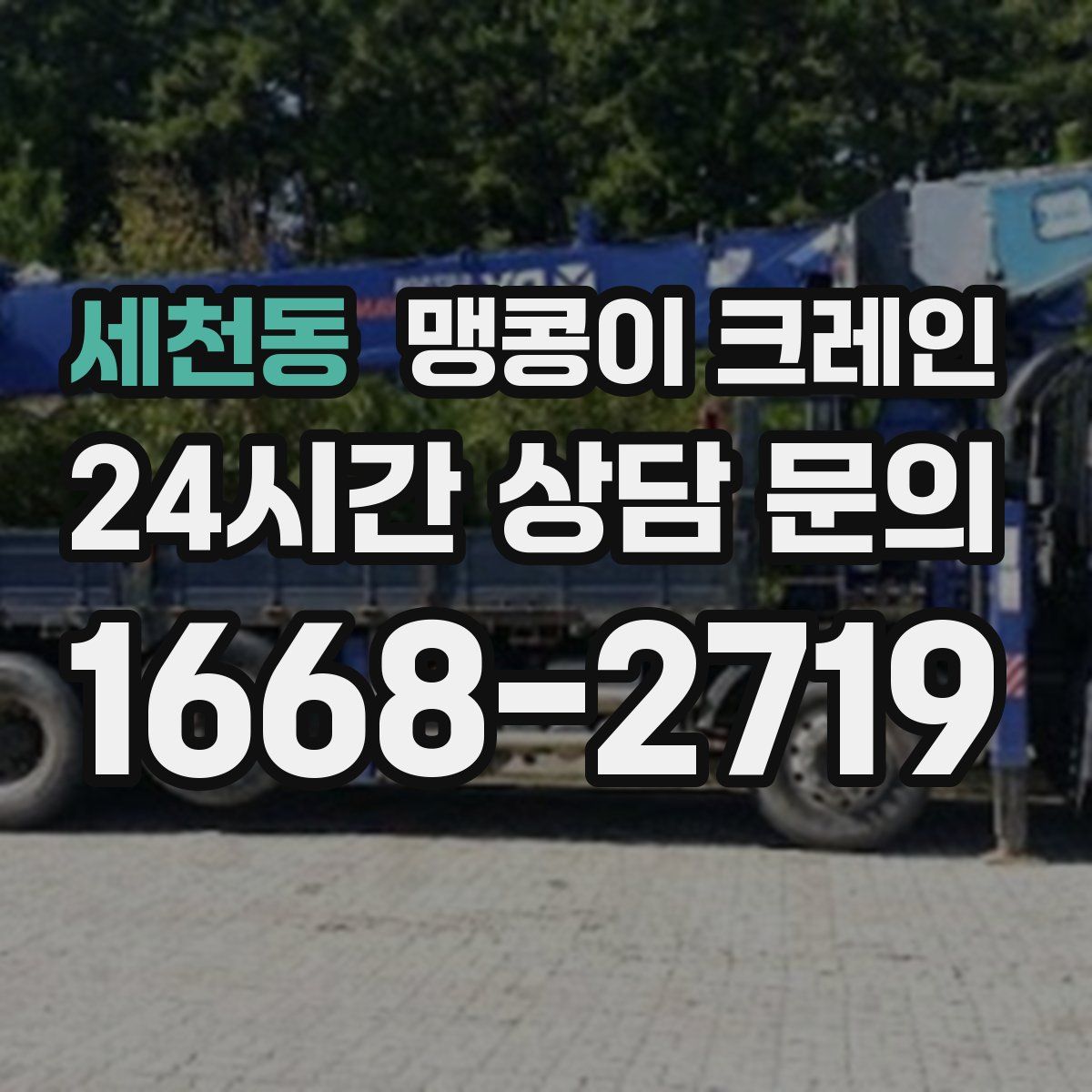 세천동 맹콩이 크레인