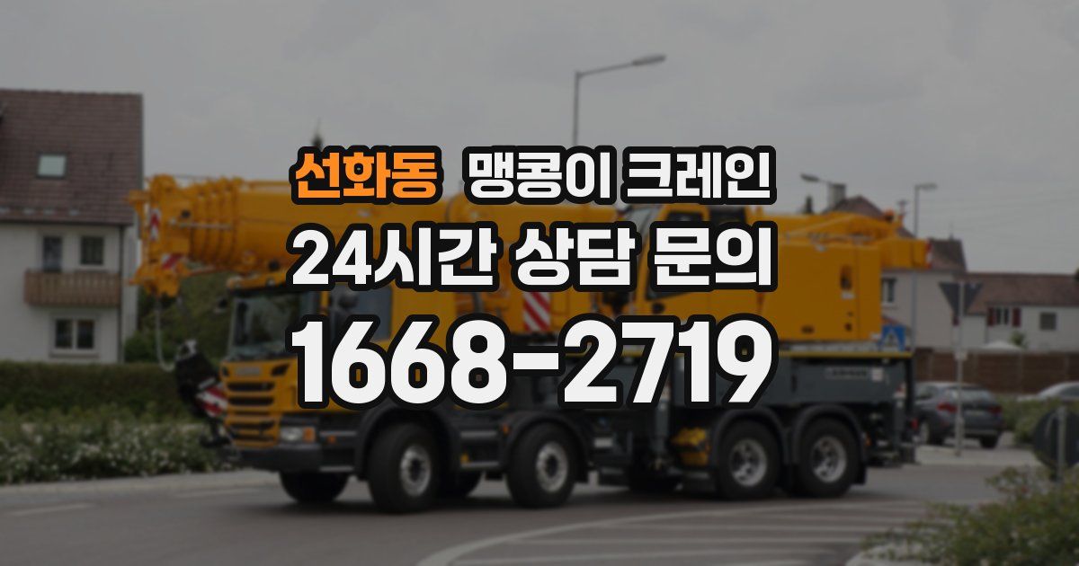 선화동 맹콩이 크레인