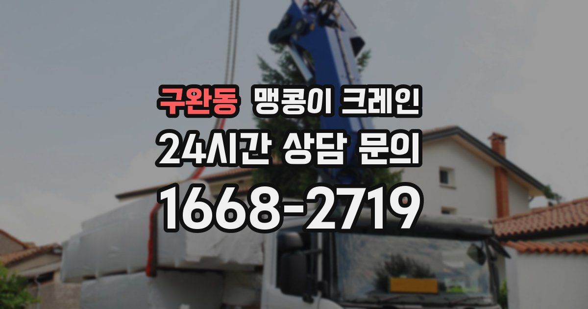 구완동 맹콩이 크레인