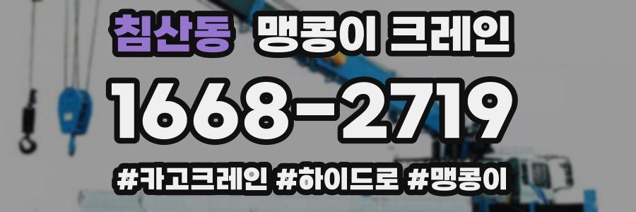 침산동 맹콩이 크레인
