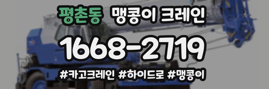 평촌동 맹콩이 크레인
