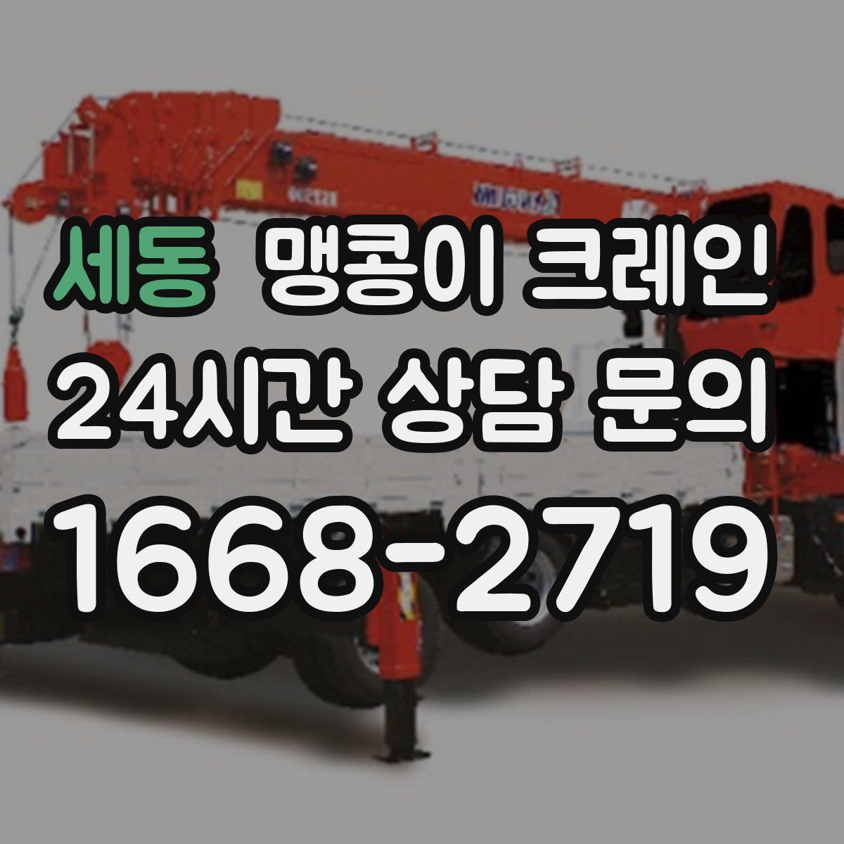 세동 맹콩이 크레인