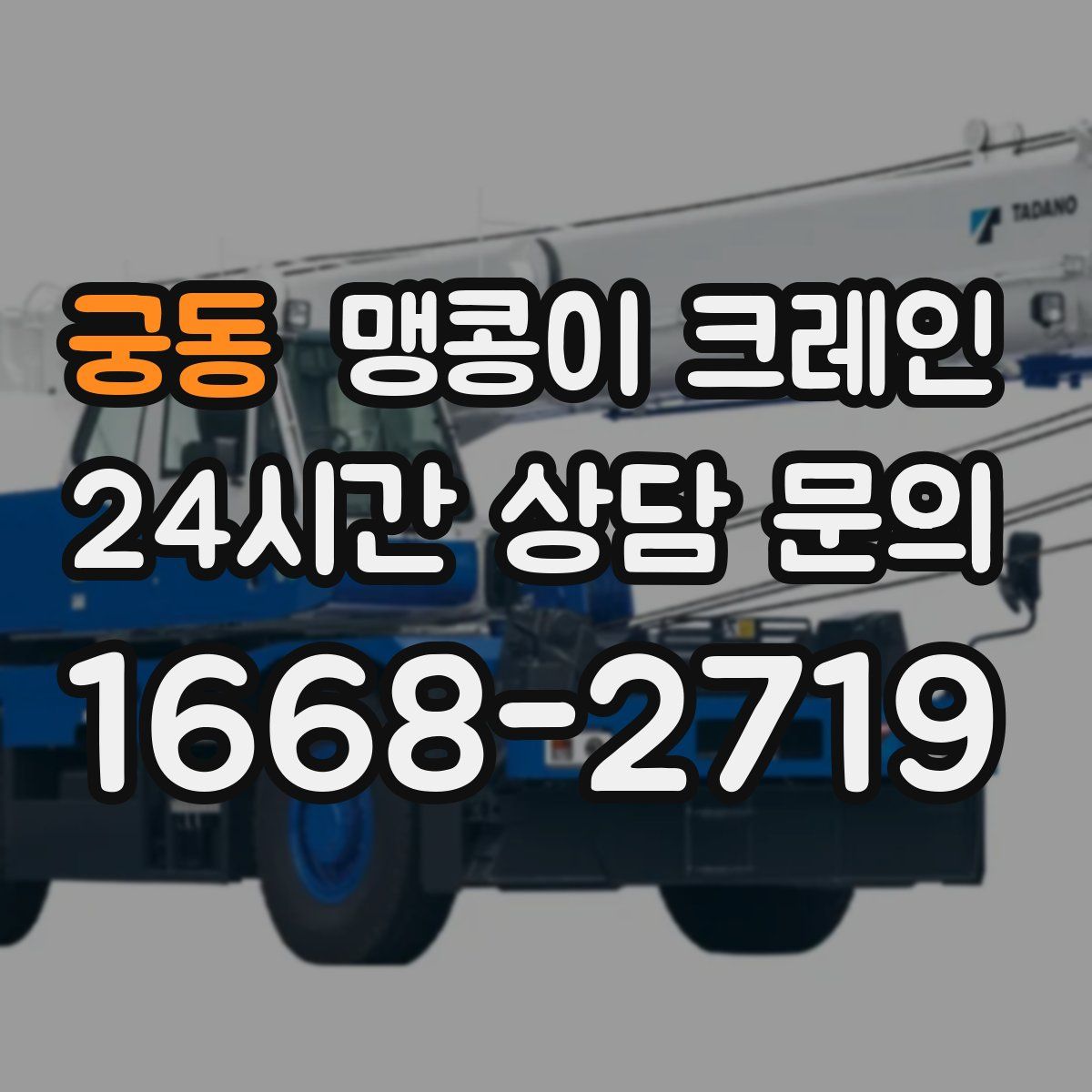 궁동 맹콩이 크레인