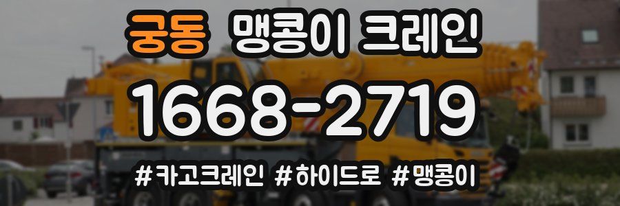 궁동 맹콩이 크레인