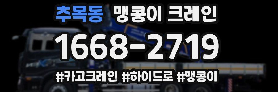 추목동 맹콩이 크레인