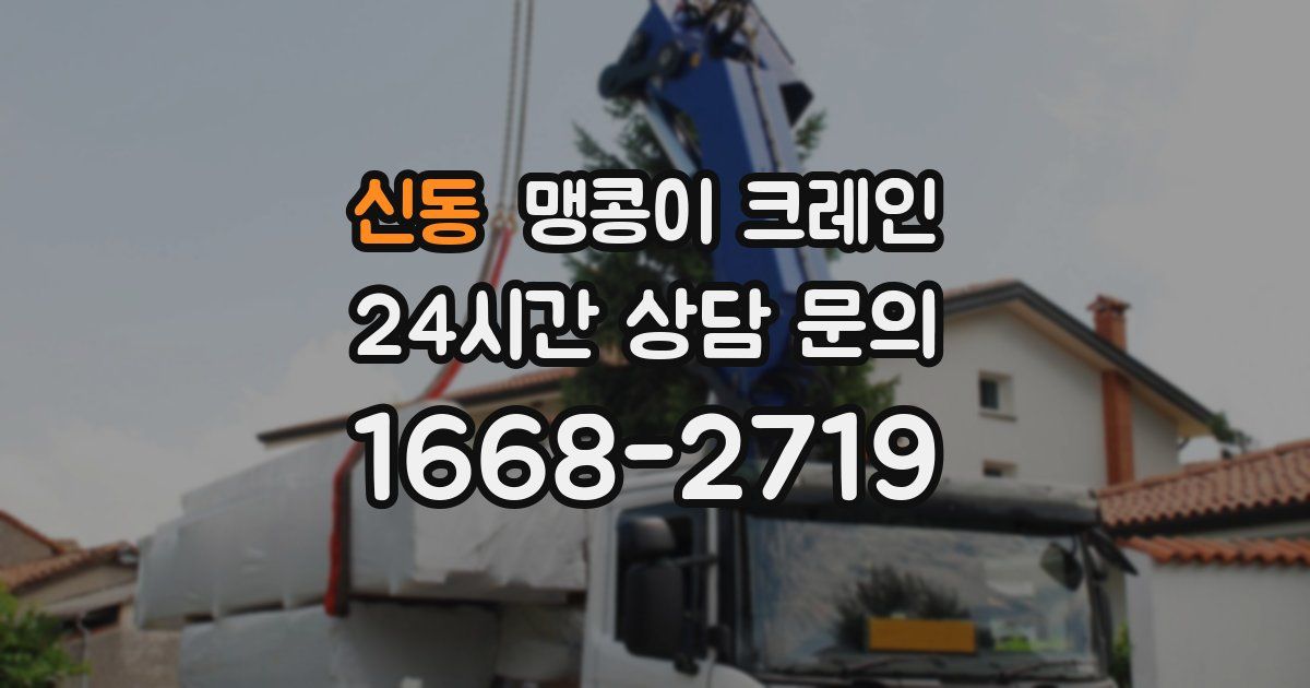 신동 맹콩이 크레인