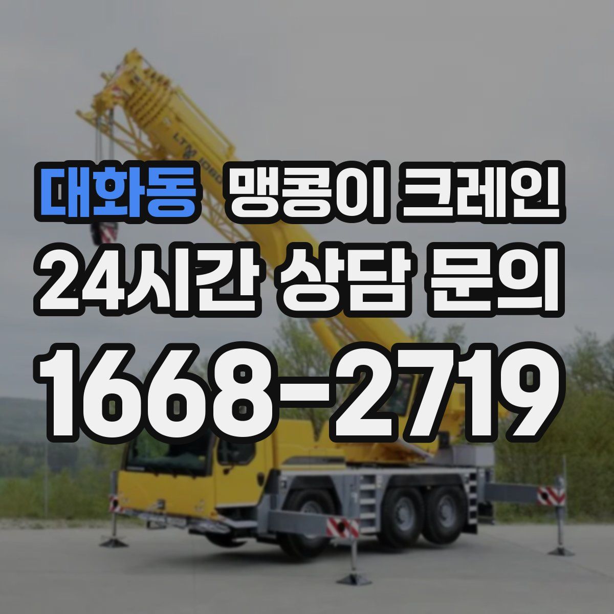 대화동 맹콩이 크레인