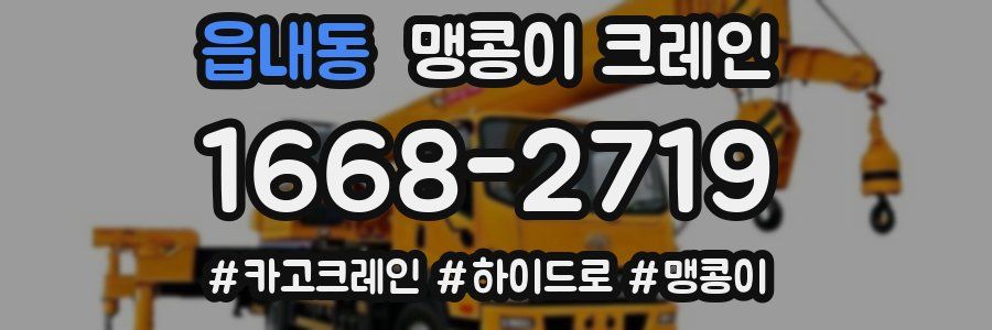 읍내동 맹콩이 크레인