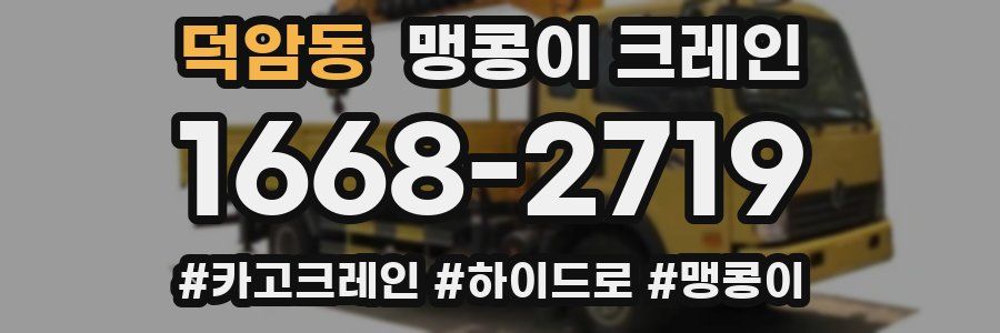 덕암동 맹콩이 크레인