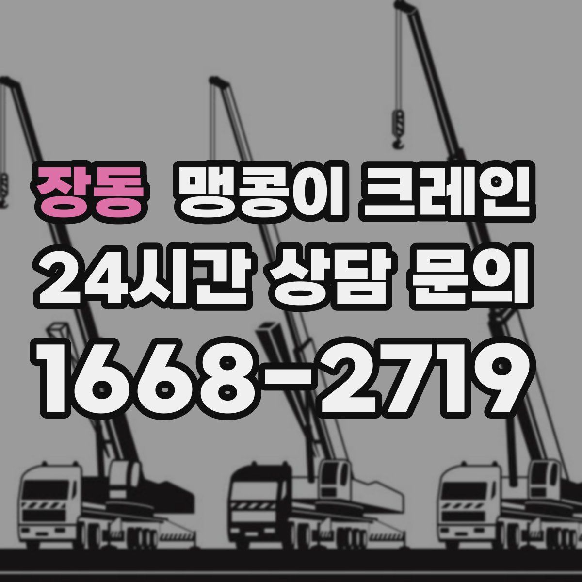 장동 맹콩이 크레인