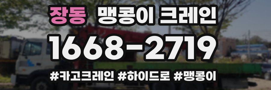 장동 맹콩이 크레인