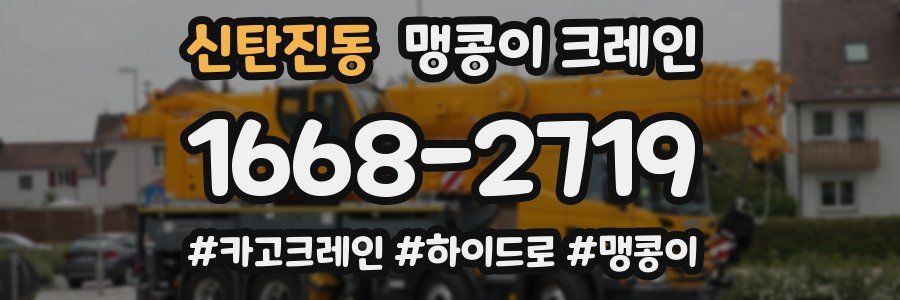 신탄진동 맹콩이 크레인