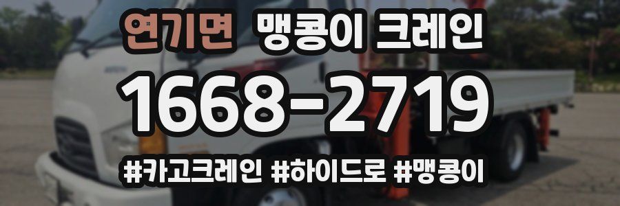 연기면 맹콩이 크레인