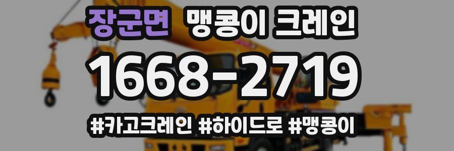 장군면 맹콩이 크레인