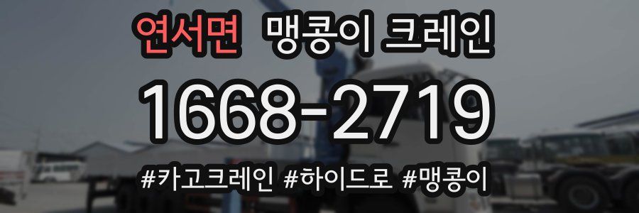 연서면 맹콩이 크레인