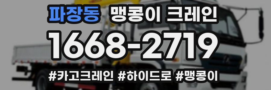 파장동 맹콩이 크레인