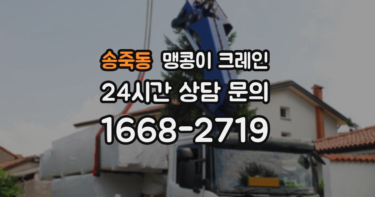 송죽동 맹콩이 크레인