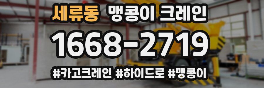 세류동 맹콩이 크레인