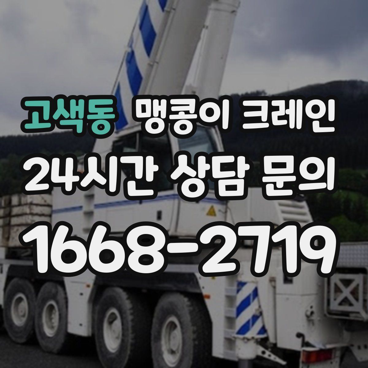 고색동 맹콩이 크레인