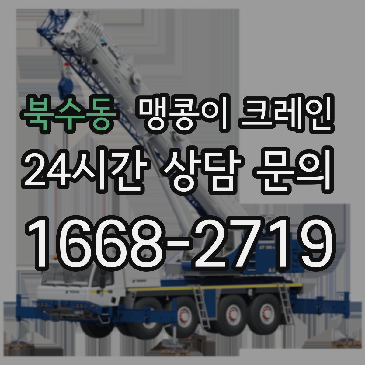 북수동 맹콩이 크레인