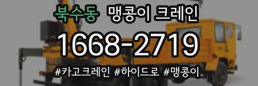 북수동 맹콩이 크레인