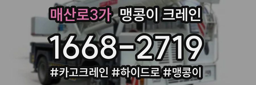 매산로3가 맹콩이 크레인