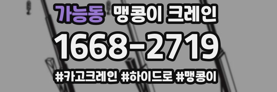 가능동 맹콩이 크레인