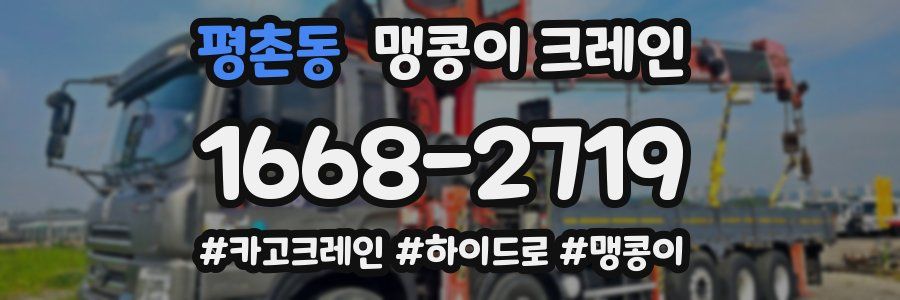 평촌동 맹콩이 크레인