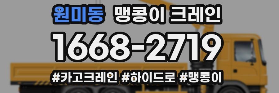 원미동 맹콩이 크레인