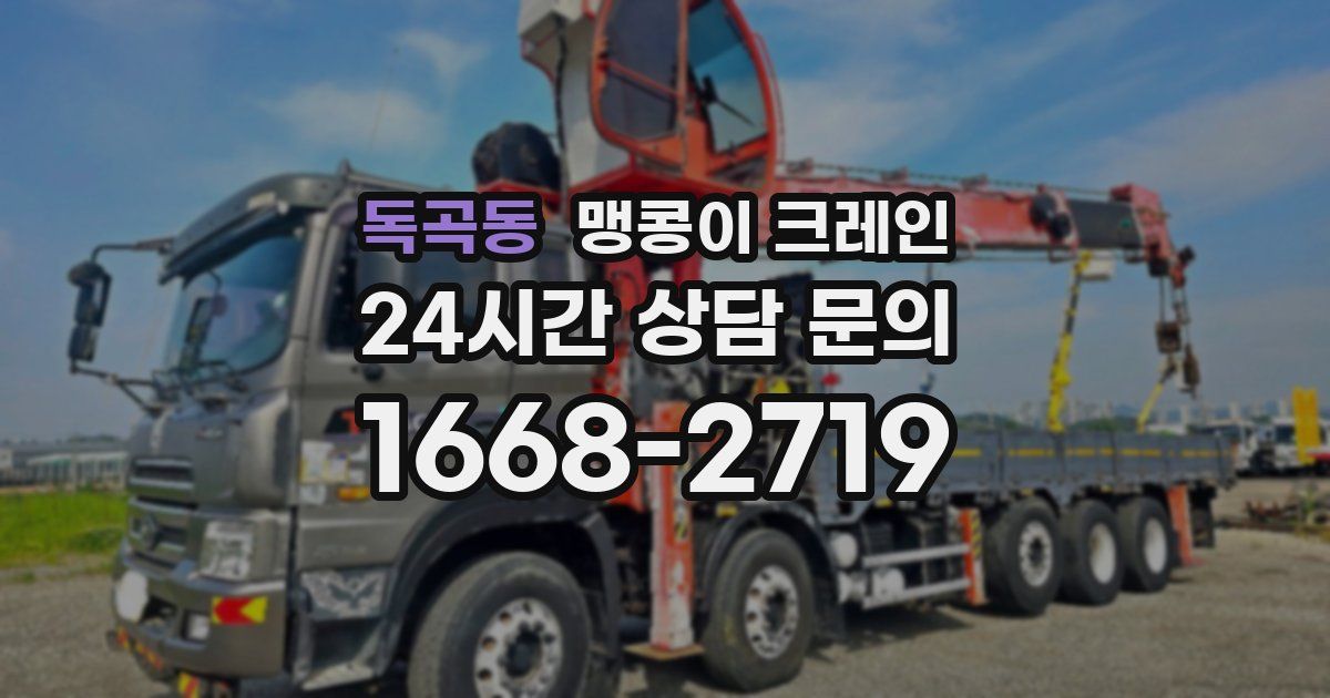 독곡동 맹콩이 크레인