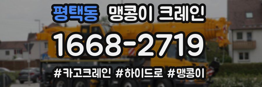 평택동 맹콩이 크레인