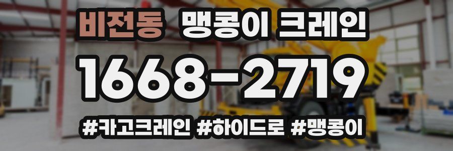 비전동 맹콩이 크레인