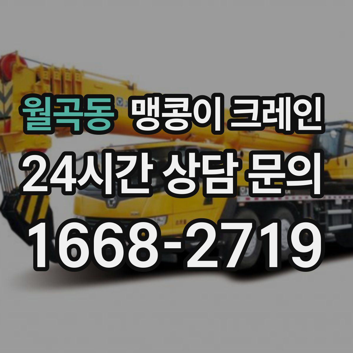 월곡동 맹콩이 크레인