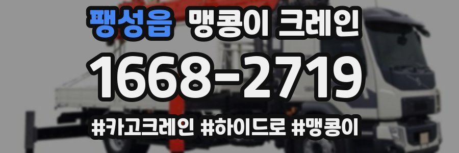 팽성읍 맹콩이 크레인