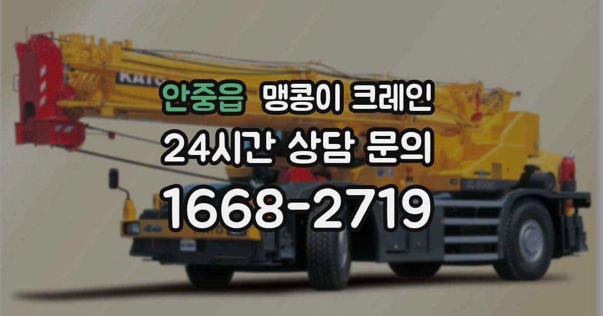 안중읍 맹콩이 크레인