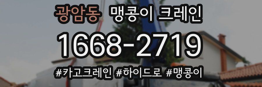 광암동 맹콩이 크레인