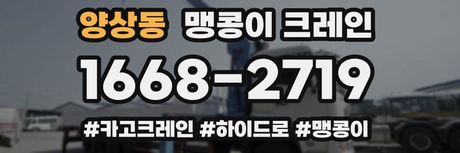 양상동 맹콩이 크레인