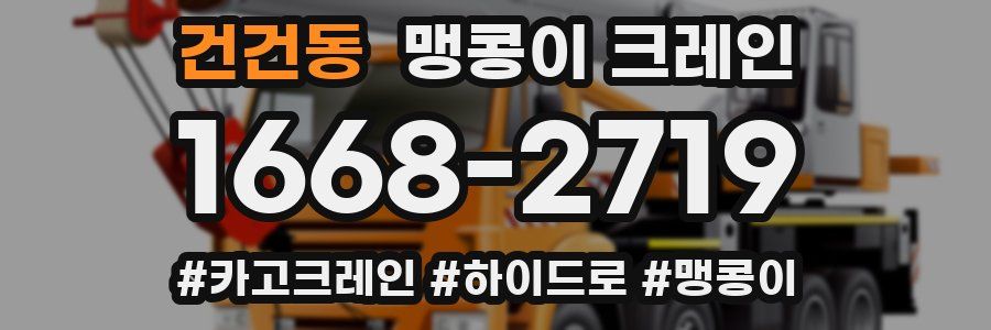 건건동 맹콩이 크레인