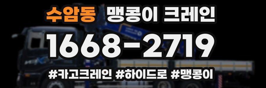 수암동 맹콩이 크레인