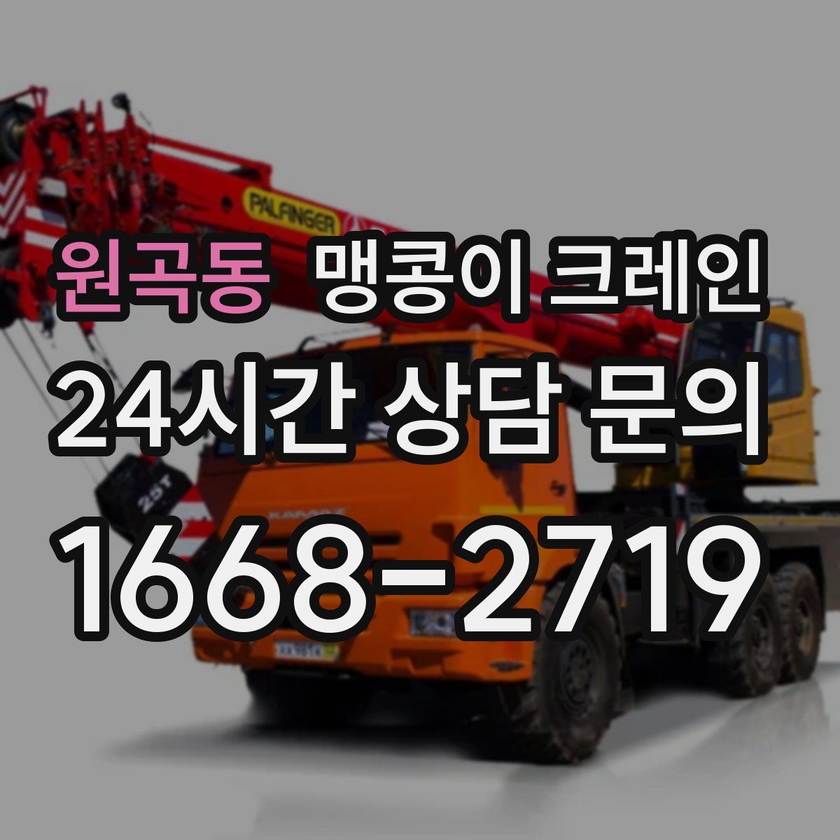원곡동 맹콩이 크레인