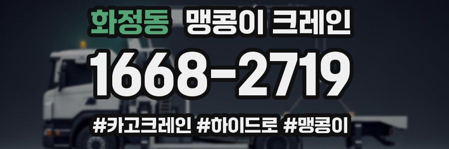 화정동 맹콩이 크레인