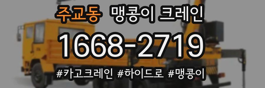 주교동 맹콩이 크레인
