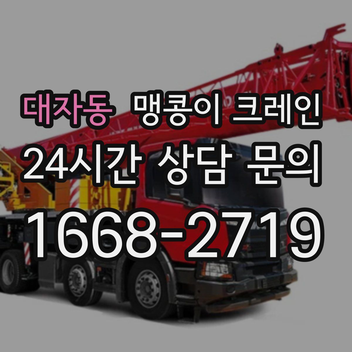 대자동 맹콩이 크레인