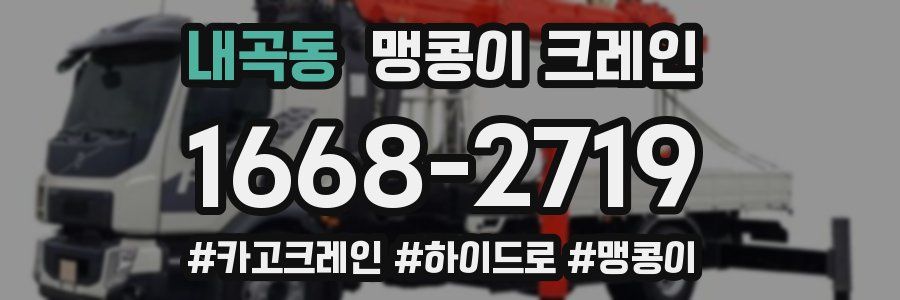 내곡동 맹콩이 크레인