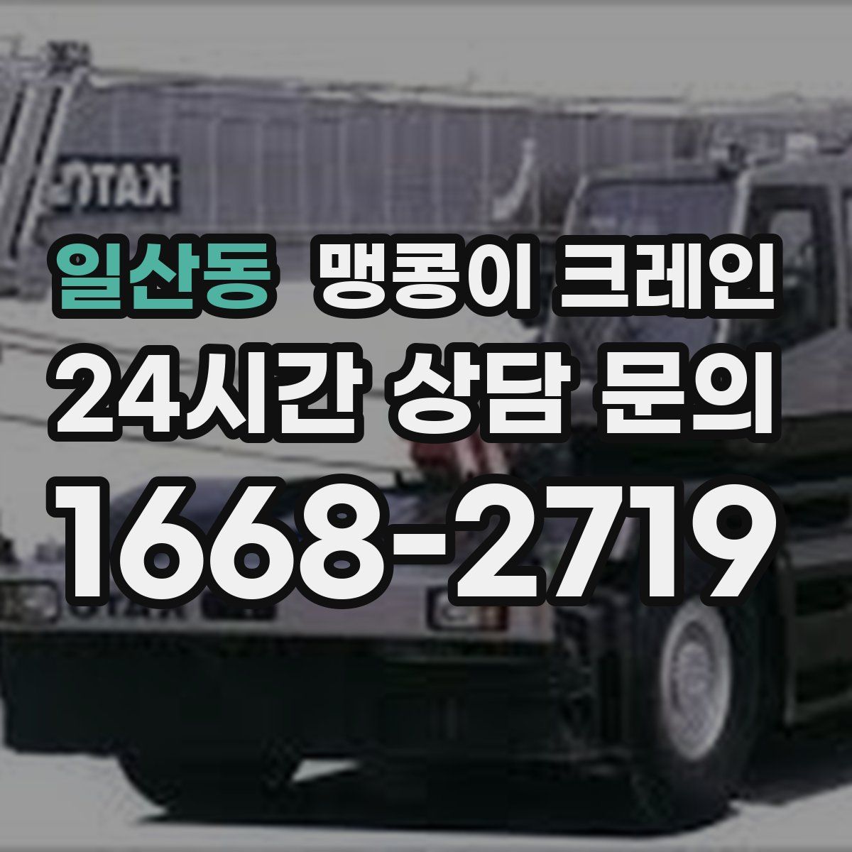 일산동 맹콩이 크레인