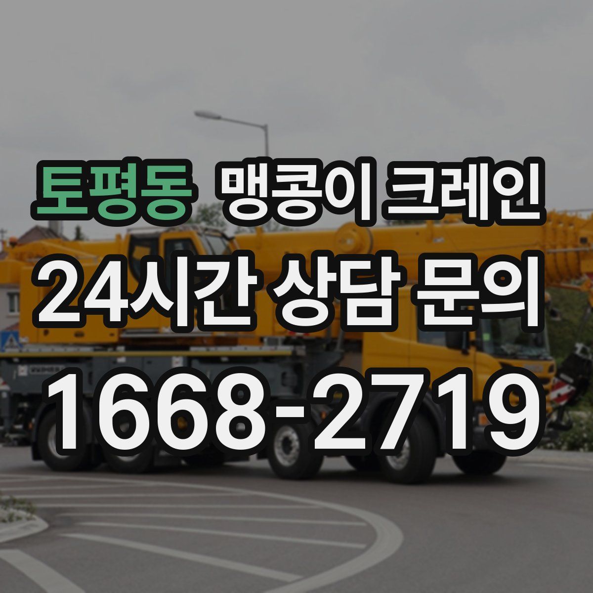 토평동 맹콩이 크레인