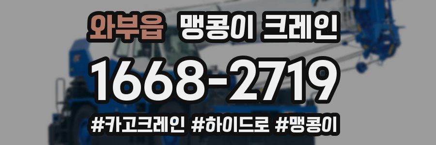 와부읍 맹콩이 크레인